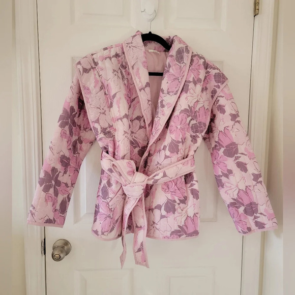 Tularosa Tate Quilted Jacket in Lyla Tropical Floral NEW - Picture 5 of 11